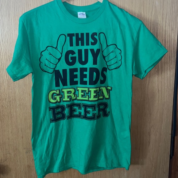 This Guy Needs Green Beer T-Shirt - Picture 2 of 4